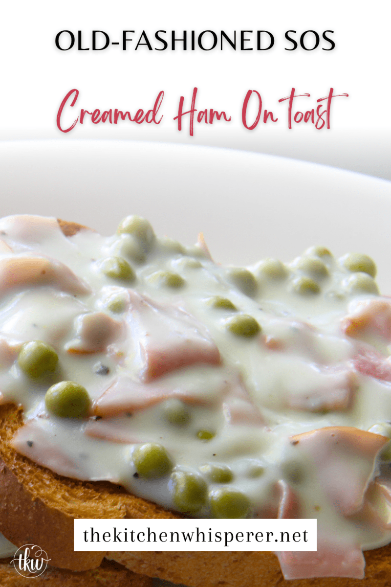 My absolute favorite childhood dish I requested it every year on my birthday. This is the most special recipe that reminds me of my Mom. #sos #creamedham #armyfood #ontoast