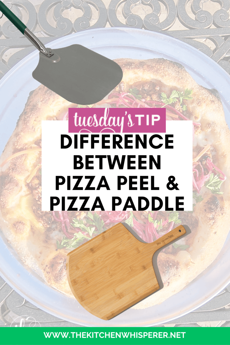 Pizza Peels and Pizza Paddles are quite different. Even though more experienced pizzaiolos use them interchangeably, each one is made a little differently. Find out the difference today! The Difference Between A Pizza Peel & Pizza Paddle, pizza launcher, pizza tools, pizzaiola, pizza lessons, pizza tips