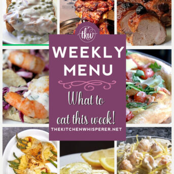 These Weekly Menu recipes allow you to get out of that same ol’ recipe rut and try some delicious and easy dishes! This week I highly recommend making Creamed Ham on Toast (SOS), Creole Shrimp Nachos, and Lemon Pepper Seafood Pasta.