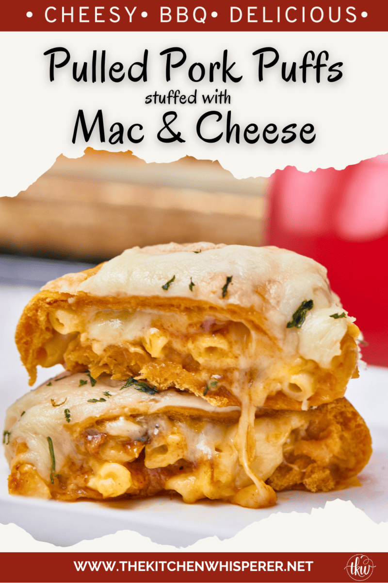 Warm cheddar pizza dough stuffed with bbq pulled pork, mac and cheese, and extra cheddar makes this pizza dough puffs a must-make recipe! Easy, delicious, perfect for parties & absolutely irresistible! Best Ever Pulled Pork Stuffed Mac & Cheese Pizza Puffs, pulled pork bun bombs, leftover pulled pork recipes, stuffed dough, pulled pork bombs, pulled pork puff, cheesy pork, bbq pork, football foods, handpies, tailgating foods easy recipes