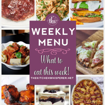 These Weekly Menu recipes allow you to get out of that same ol’ recipe rut and try some delicious and easy dishes! This week, I highly recommend making my The Best Smoked BBQ Meatloaf, The Ultimate Fall & Football Casserole, and Ultimate Ground Chicken Bacon Ranch Burger. Weekly Menu - 7 Amazing Dinners Plus Dessert, meal prep, easy dinner, weeknight dinners, dessert of the week, no bake cheesecake, ranch chicken burgers, instant pot chicken thighs, smoked meatloaf