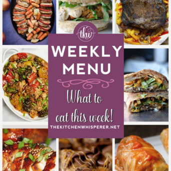 These Weekly Menu recipes allow you to get out of that same ol’ recipe rut and try some delicious and easy dishes! This week, I highly recommend making my Ultimate Pittsburgh Steak Wedgie, Ultimate Slow Cooker Hasselback Apples & Onions Pork Tenderloin, and sheet Pan Teriyaki Chicken. Weekly Menu - 7 Amazing Dinners Plus Dessert, weekly menu, halloween menu, meal prep, easy dinner, sheet pan dinners, gochujang chicken, wedgies