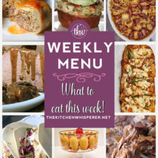 These Weekly Menu recipes allow you to get out of that same ol’ recipe rut and try some delicious and easy dishes! This week, I highly recommend making my Chunky Shrimp Burgers, Ultimate Fall & Football Casserole, and Pot Roast with Savory Onion Gravy. Weekly Menu - 7 Amazing Dinners Plus Dessert, trifle, pot roast, instant pot roast, eye of round
