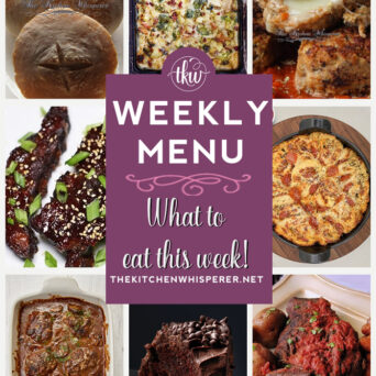 These Weekly Menu recipes allow you to get out of that same ol’ recipe rut and try some delicious and easy dishes! This week, I highly recommend making my Ultimate Thick and Creamy Loaded Potato Soup, Ultimate Salisbury Steak, and Smothered Alfredo Chicken Casserole With Potatoes Bacon And Broccoli.
