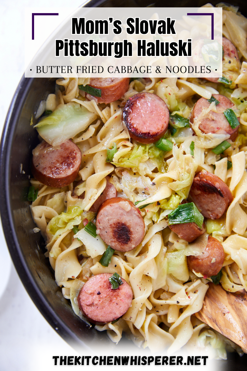 The Best Pittsburgh Haluski - Fried Cabbage and Noodles in Butter