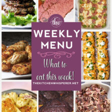 These Weekly Menu recipes allow you to get out of that same ol’ recipe rut and try some delicious and easy dishes! This week, I highly recommend making my Best Smoked Pulled Pork, Cheesy Guinness Reuben Gnocchi Casserole, and Buffalo Chicken Flatbread Pizza. Weekly Menu – 7 Amazing Dinners Plus Dessert, superbowl food, smoked pulled pork, guinness reuben, guinness corned beef, buffalo chicken