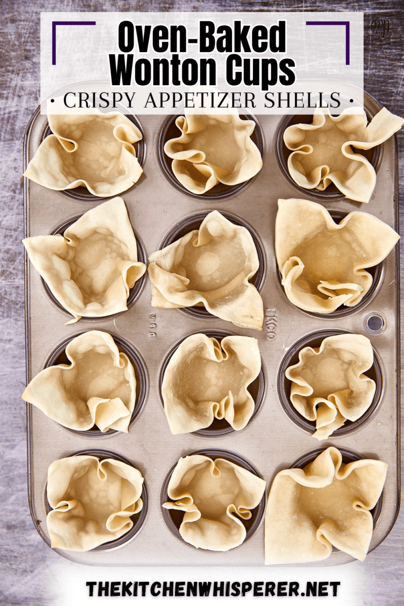 Elevate your appetizer game with crispy baked wonton wrapper cups! Add your favorite fillings for a crowd-pleasing bite of deliciousness! Crispy Baked Wonton Cups: Easy Appetizer For Any Occasion, baked wonton wrappers, crispy appetizer cups, things to make with wonton wrappers, crab rangoons
