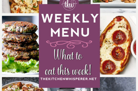 These Weekly Menu recipes allow you to get out of that same ol’ recipe rut and try some delicious and easy dishes! This week, I highly recommend making my Ultimate Roasted Orange Cranberry Rosemary Rack of Pork, The Best BBQ Bacon Cheesy Chicken Tater Tot Casserole, and Hearty Chicken, Veggies and Wild Blend Rice Soup. Weekly Menu – 7 Amazing Dinners Plus Dessert, chicken and rice soup, thai chicken, chicken salad wraps, rack of pork, easter pork, tater tot casserole