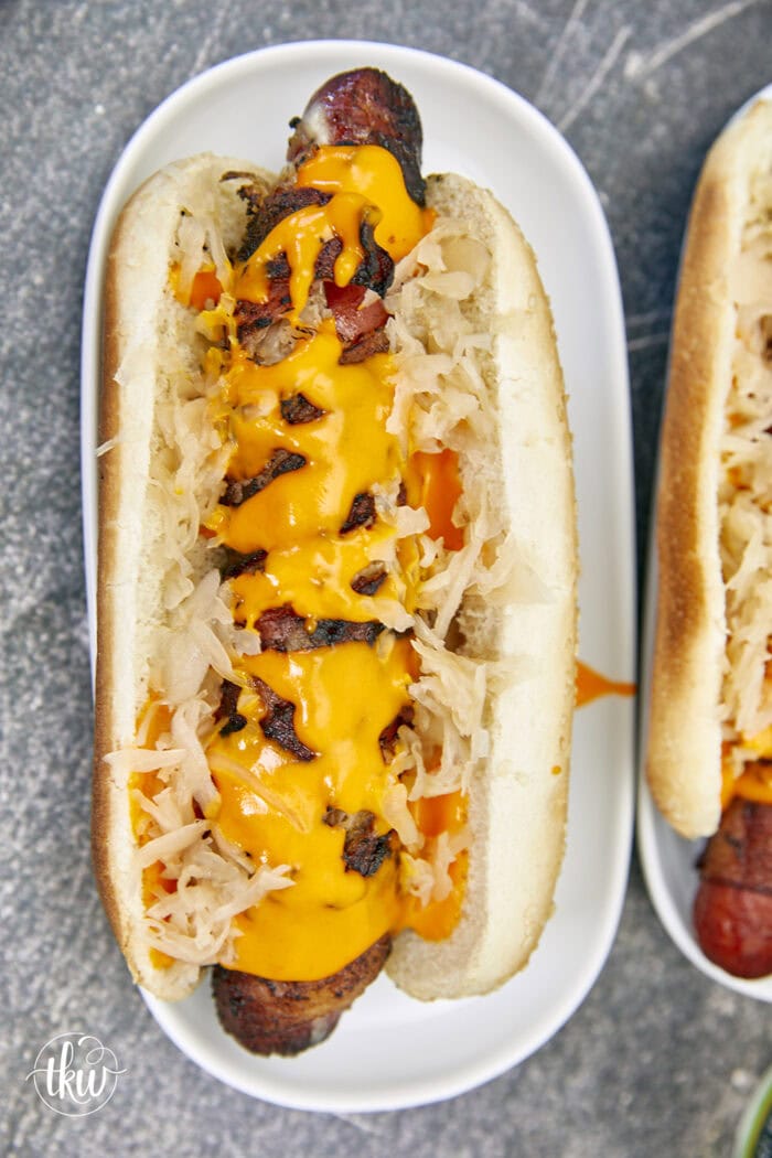 Ultimate Summer Hot Dogs – Grilled Bacon Wrapped & Stuffed