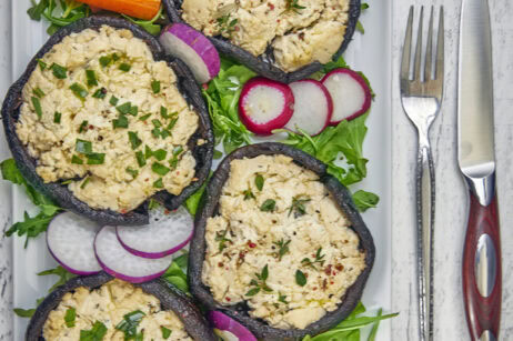 These cheesy stuffed mushroom caps are a flavor explosion in every bite. A true culinary delight that’s perfect for any occasion! Boursin Stuffed Mushroom Caps On The Smoker, stuffed mushrooms, stuffed portobello mushrooms, cheese stuffed mushrooms, smoked mushrooms, yoder smokers ys640, cheesy mushrooms