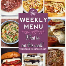 These Weekly Menu recipes allow you to get out of that same ol’ recipe rut and try some delicious and easy dishes! This week, I highly recommend making my No-Bake Blueberry Cheesecake Parfait, The Best Smoked BBQ Meatloaf, and Pulled Chicken Sandwich with Crisp Apple Coleslaw. Weekly Menu – 7 Amazing Dinners Plus Dessert, cinco de mayo, pulled chicken, smoked meatloaf, no bake cheesecake