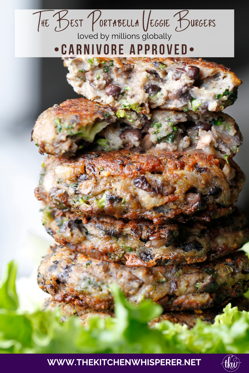 The Best Portabella Mushroom Veggie Burgers