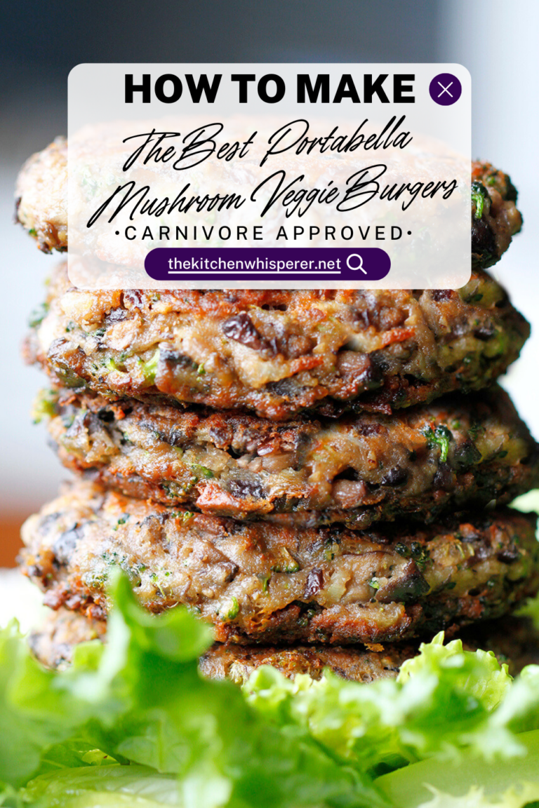 The Best Portabella Mushroom Veggie Burgers