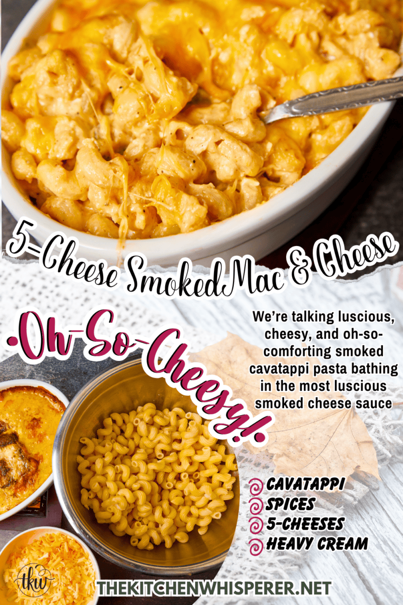 We’re talking luscious, cheesy, and oh-so-comforting smoked cavatappi pasta bathing in the most luscious smoked cheese sauce.