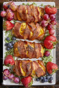 Easy Bacon Wrapped Loaded Breakfast Hash Browns