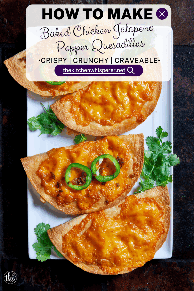 Bold, cheesy, and craveable: that's what these quesadillas are! They deliver everything you love about a jalapeno popper, plus the addition of bacon and sliced chicken, all packed into a crispy, golden baked tortilla.
