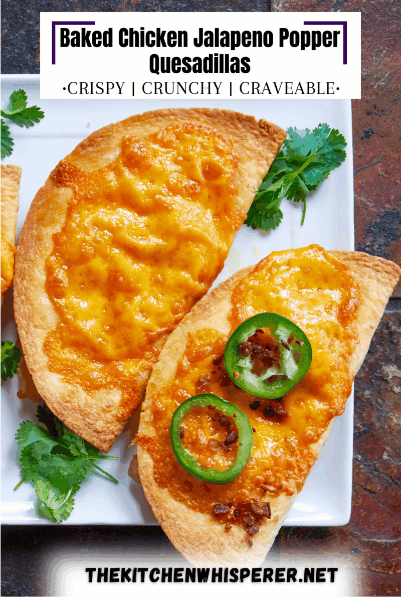 Bold, cheesy, and craveable: that's what these quesadillas are! They deliver everything you love about a jalapeno popper, plus the addition of bacon and sliced chicken, all packed into a crispy, golden baked tortilla.