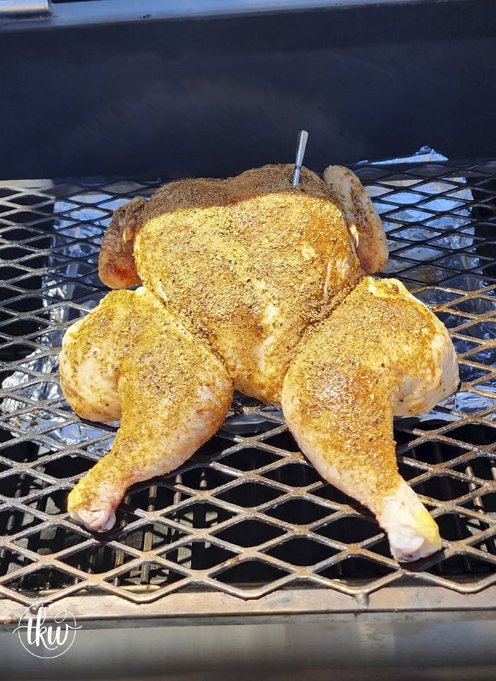Level up your chicken dinner! Spatchcock-style smoked means a faster, more even cook, plus tips on how to get crispy skin on a pellet smoker. Grab my competition secret hot honey butter injection tips! It's the secret to getting incredibly tender, juiciest, flavorful chickens you'll ever eat!