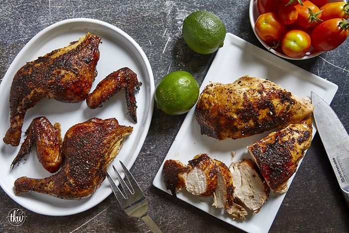 Level up your chicken dinner! Spatchcock-style smoked means a faster, more even cook, plus tips on how to get crispy skin on a pellet smoker. Grab my competition secret hot honey butter injection tips! It's the secret to getting incredibly tender, juiciest, flavorful chickens you'll ever eat!