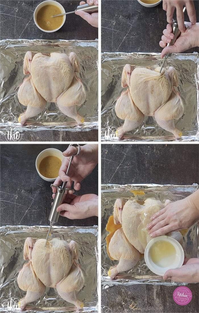 Level up your chicken dinner! Spatchcock-style smoked means a faster, more even cook, plus tips on how to get crispy skin on a pellet smoker. Grab my competition secret hot honey butter injection tips! It's the secret to getting incredibly tender, juiciest, flavorful chickens you'll ever eat!