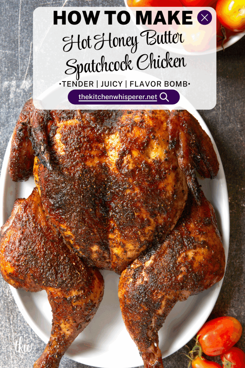 Level up your chicken dinner! Spatchcock-style smoked means a faster, more even cook, plus tips on how to get crispy skin on a pellet smoker. Grab my competition secret hot honey butter injection tips! It's the secret to getting incredibly tender, juiciest, flavorful chickens you'll ever eat!
