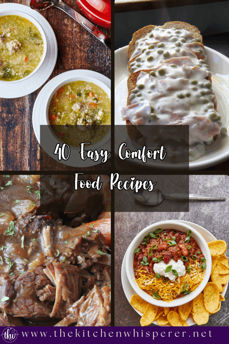 A collection of 40 easy and delicious comfort food recipes that feel like a hug from the inside! Curl up with one of these recipes for all of the cozy vibes!