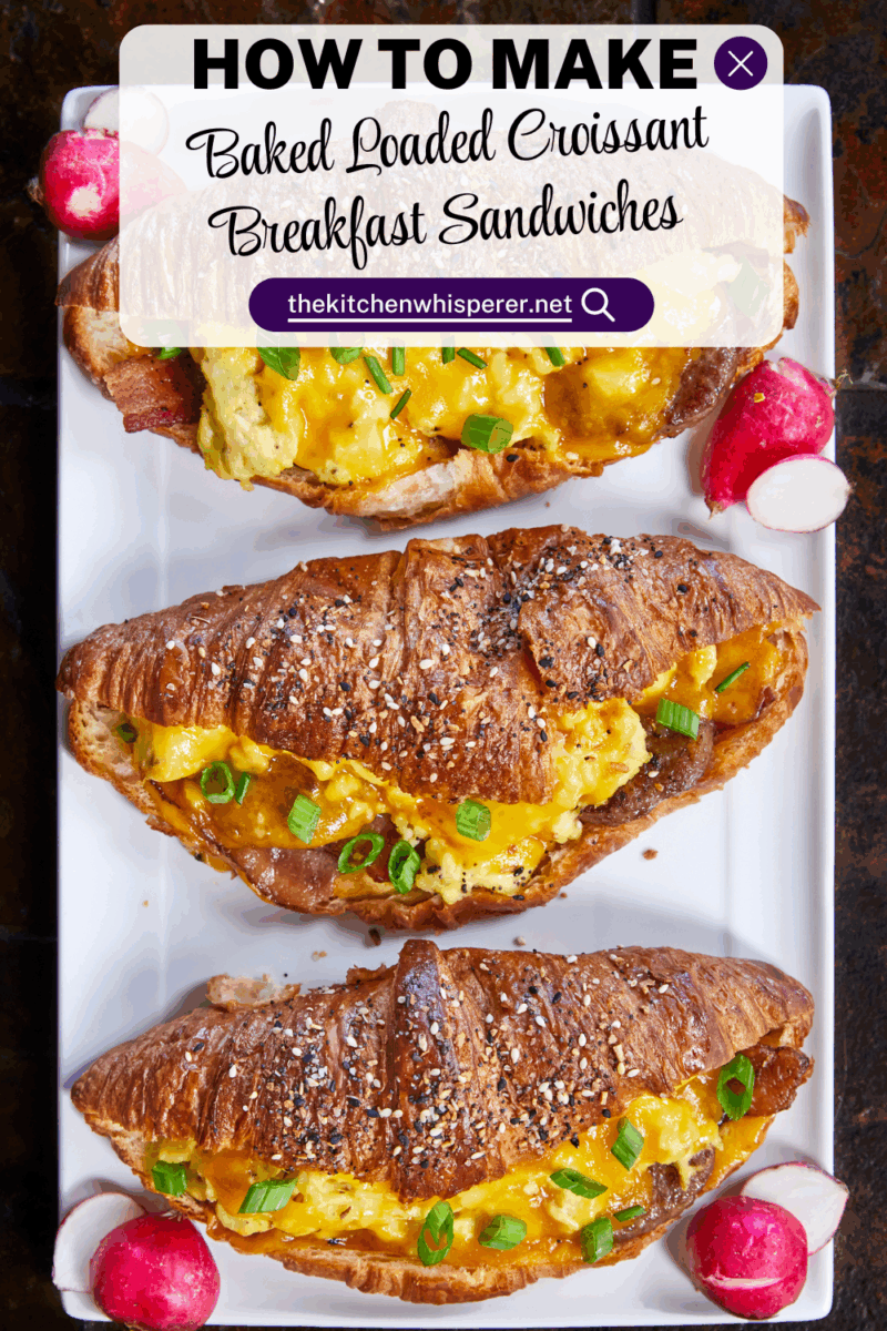 Flaky, buttery croissants stuffed with fluffy eggs, crispy bacon, savory sausage, melty cheese, and a luscious maple Dijon butter. They bake up golden, freeze like a dream, and deliver a bite of pure breakfast bliss any time of the day!