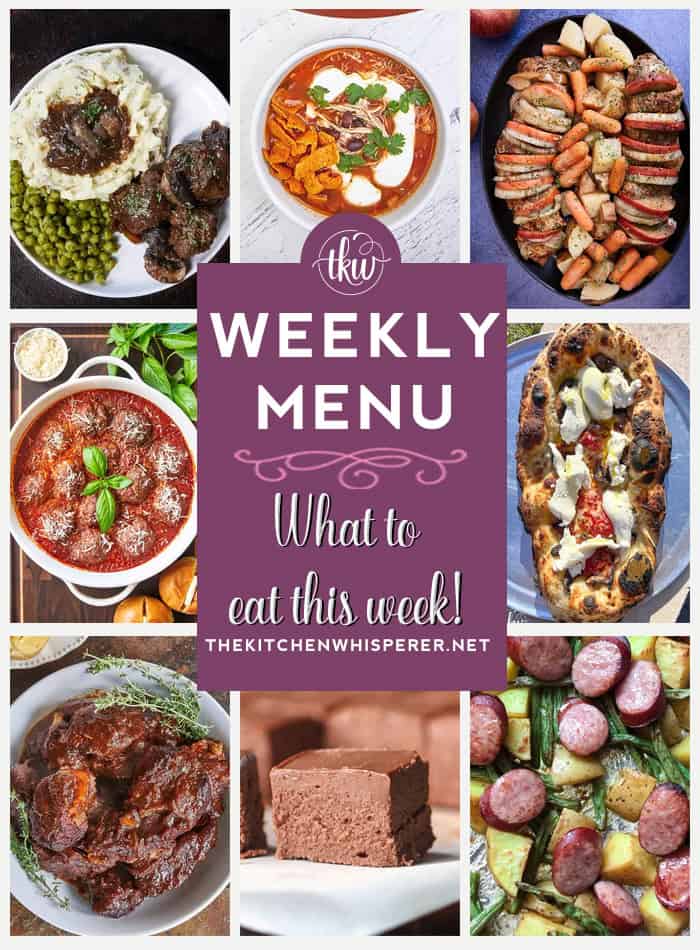 These Weekly Menu recipes allow you to get out of that same ol’ recipe rut and try some delicious and easy dishes!