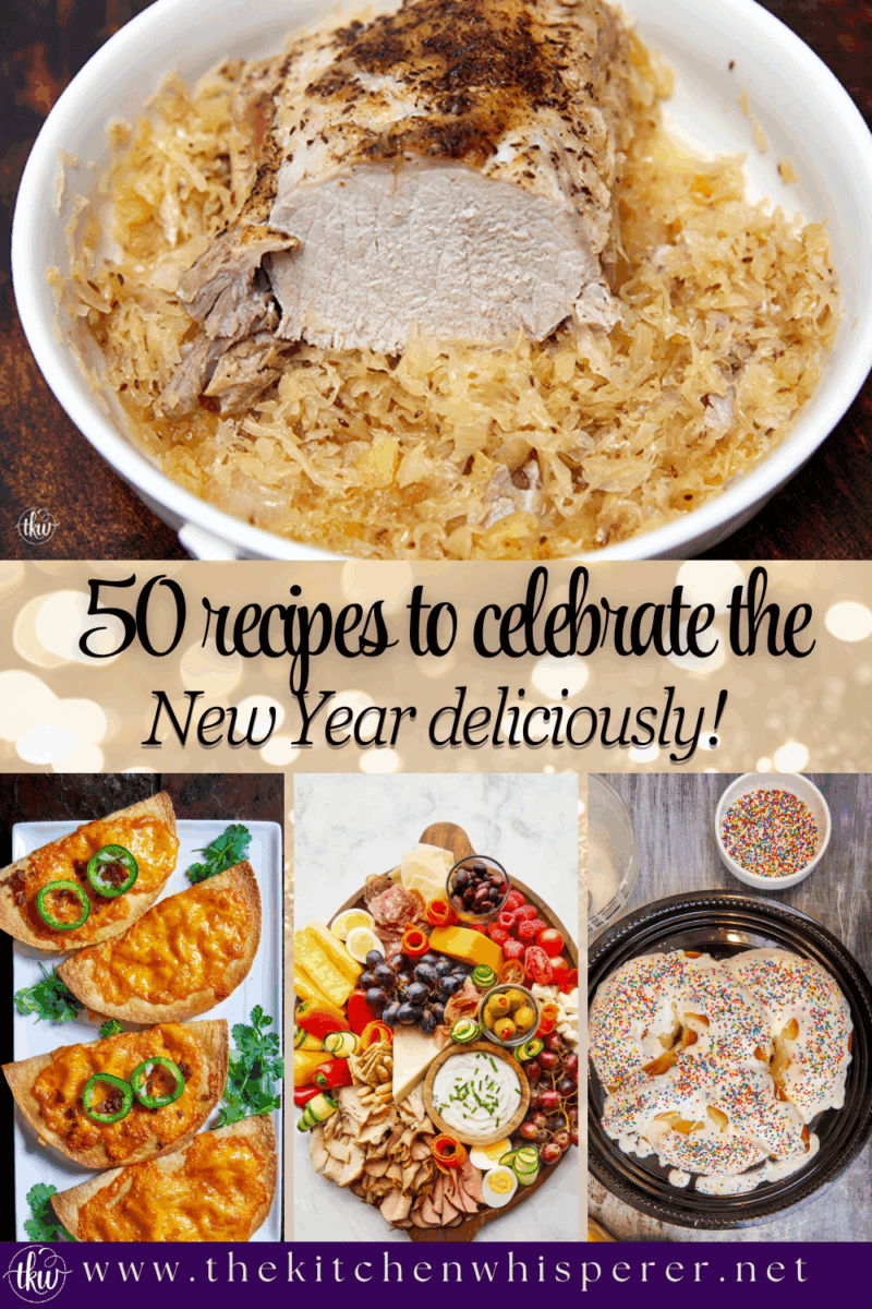 A collection of New Year’s Eve-inspired recipes to celebrate the holiday. These 50 recipes will have you and your guests ringing in the new year deliciously!