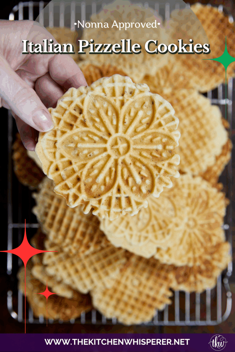 Passed down from Nonna's kitchen, these addictive cookies are thin, crispy, and made with just a few pantry ingredients and a pizzelle maker. One bite and you'll understand why these are a beloved family tradition for generations.