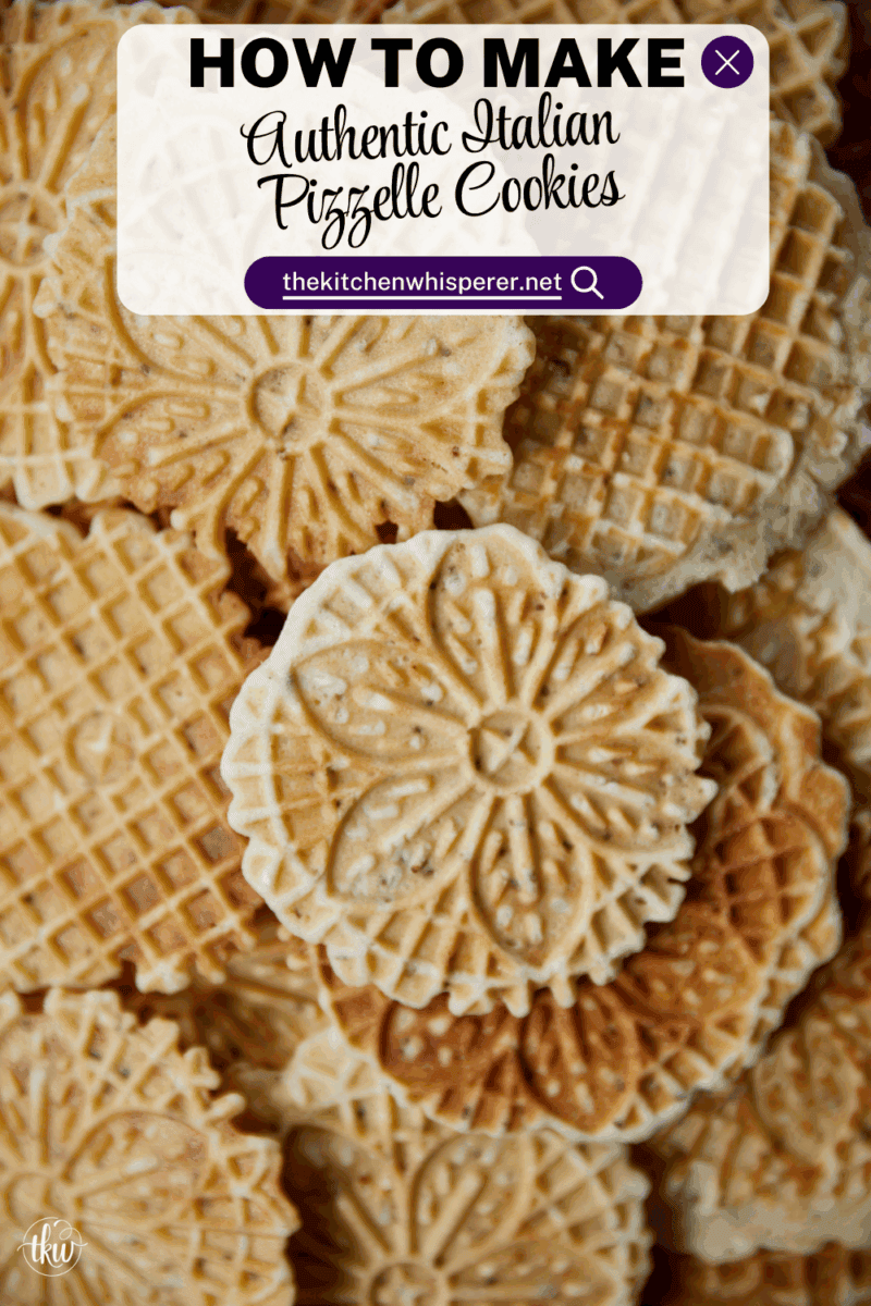 Passed down from Nonna's kitchen, these addictive cookies are thin, crispy, and made with just a few pantry ingredients and a pizzelle maker. One bite and you'll understand why these are a beloved family tradition for generations.