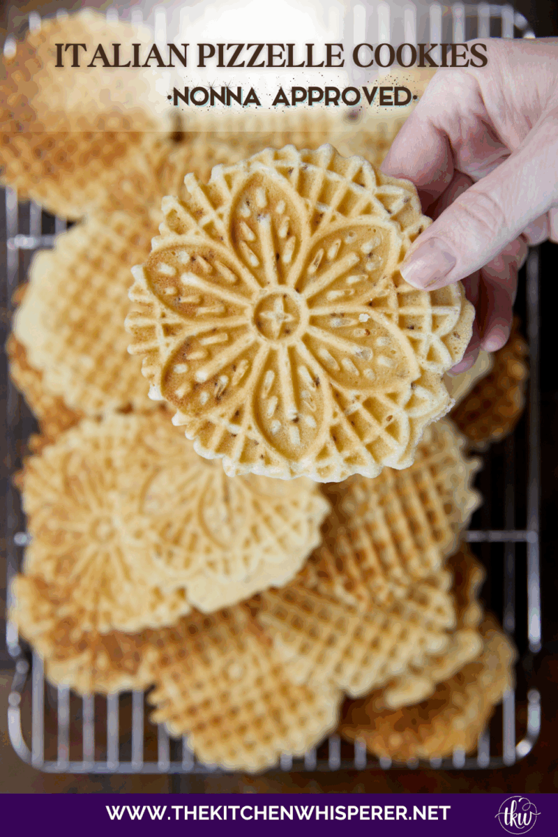 Passed down from Nonna's kitchen, these addictive cookies are thin, crispy, and made with just a few pantry ingredients and a pizzelle maker. One bite and you'll understand why these are a beloved family tradition for generations.