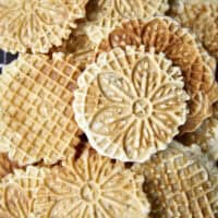 Passed down from Nonna's kitchen, these addictive cookies are thin, crispy, and made with just a few pantry ingredients and a pizzelle maker. One bite and you'll understand why these are a beloved family tradition for generations.