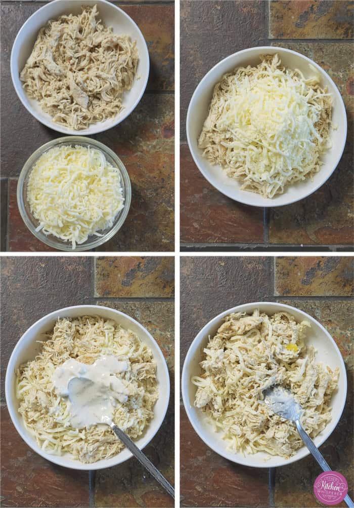 Creamy, comforting, and seriously easy, these white chicken enchiladas will immediately become a family favorite! Soft flour tortillas packed with well-seasoned chicken and cheeses, then smothered in the most decadent sour cream sauce. Perfect for a quick weeknight meal, meal prep, and freezer meals!