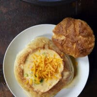 This homemade creamy broccoli cheddar soup is rich with real sharp cheddar, simple ingredients, and big on comfort food flavor. It's cheesy, cozy, and endlessly comforting, making it feel like a warm hug for your soul with every bite.