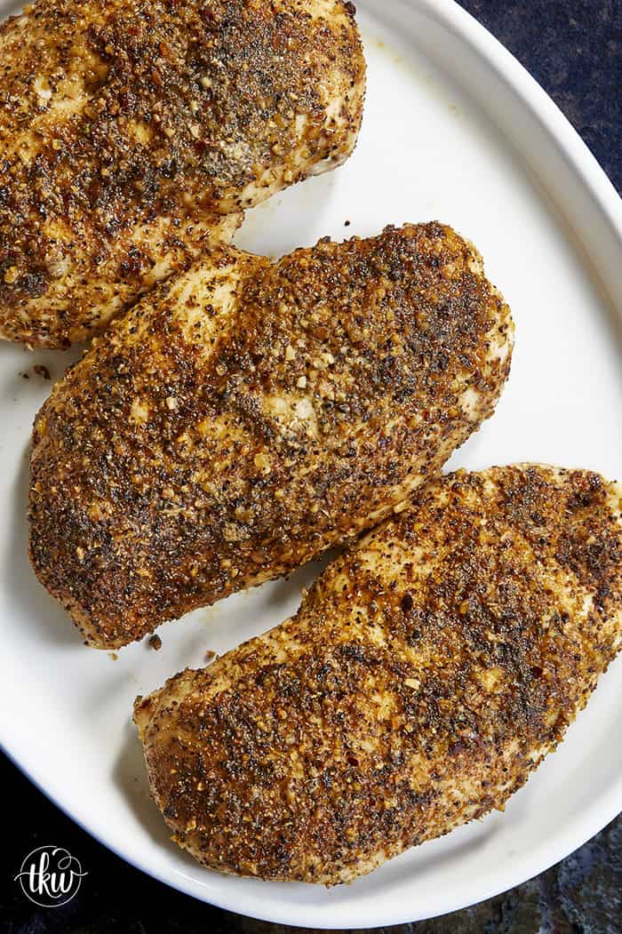 Made with just 4 ingredients, this chicken breast recipe is foolproof and delivers the most flavorful, juiciest, tender chicken. It's packed with bold flavor and works perfectly for a quick weeknight dinner or simple meal prep.