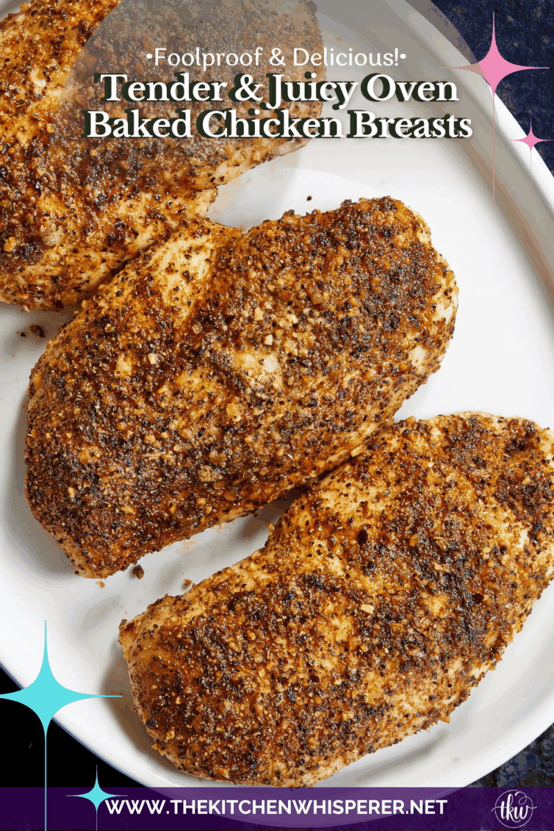 Made with just 4 ingredients, this chicken breast recipe is foolproof and delivers the most flavorful, juiciest, tender chicken. It's packed with bold flavor and works perfectly for a quick weeknight dinner or simple meal prep.