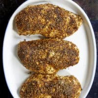 Made with just 4 ingredients, this chicken breast recipe is foolproof and delivers the most flavorful, juiciest, tender chicken. It's packed with bold flavor and works perfectly for a quick weeknight dinner or simple meal prep.