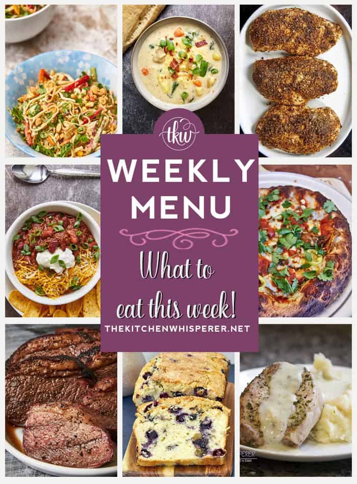 These Weekly Menu recipes allow you to get out of that same ol’ recipe rut and try some delicious and easy dishes!