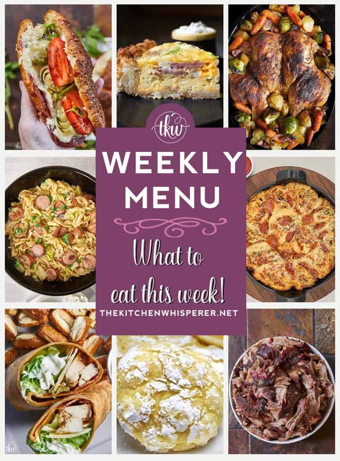 Weekly Menu 1-19-26