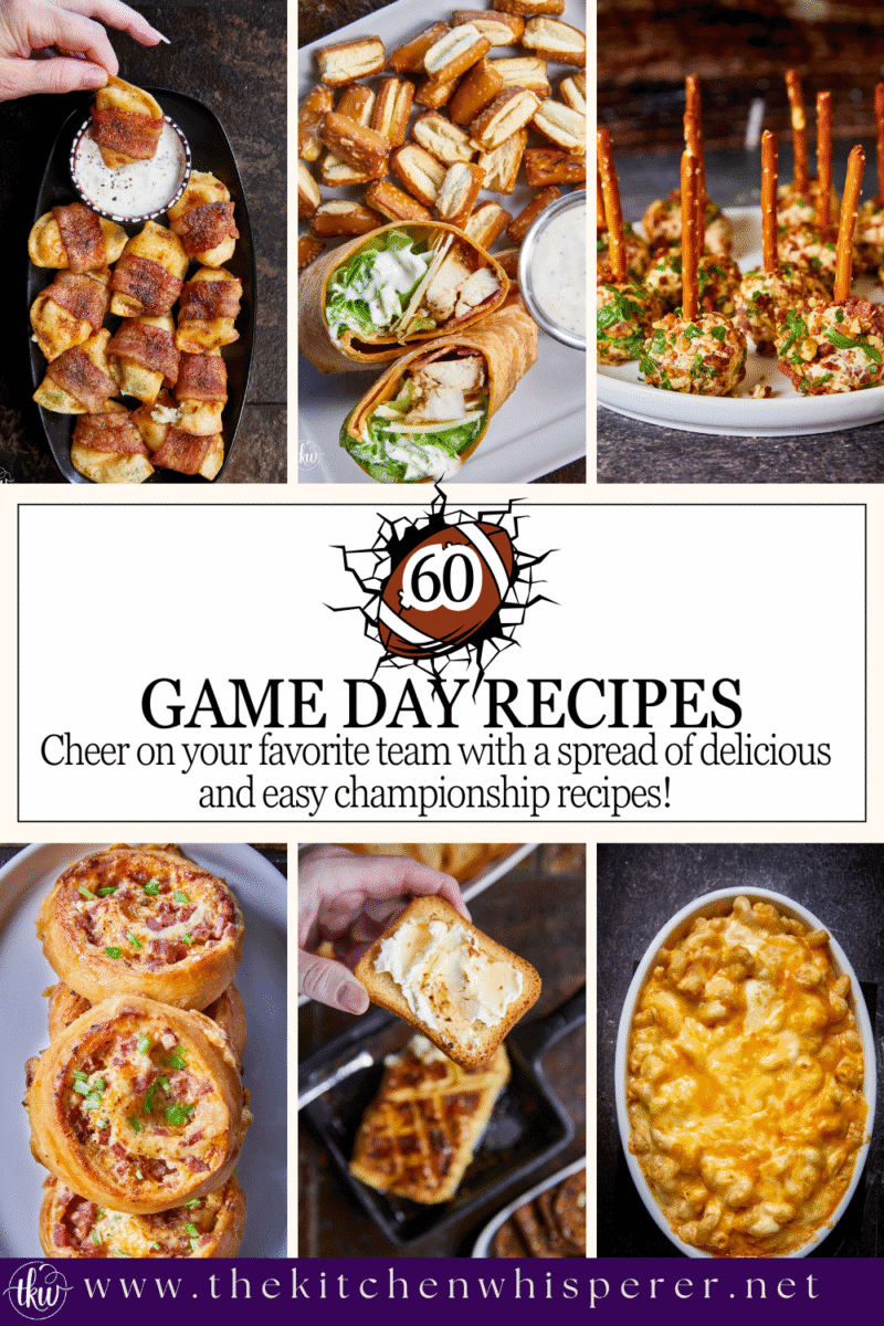 A collection of 60 of the best Game Day Recipes to make you the MVP of the food game. Cheer on your favorite team with a spread of delicious and easy championship recipes!