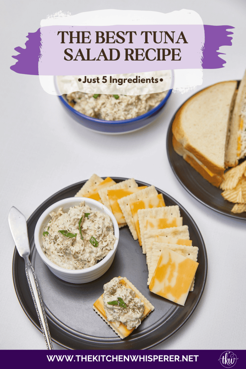 5 simple pantry ingredients are all it takes to give you a truly amazing tuna fish salad! Healthy, light, and incredibly delicious!5 simple pantry ingredients are all it takes to give you a truly amazing tuna fish salad! Healthy, light, and incredibly delicious!