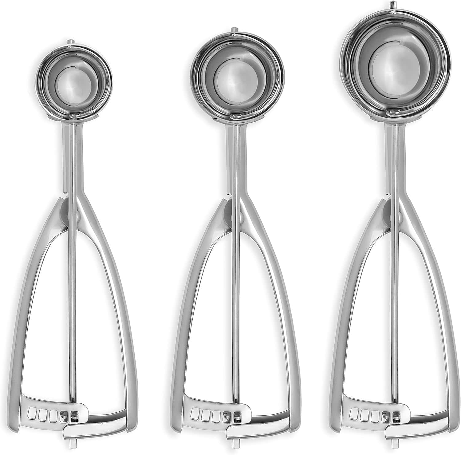 Jenaluca 3 Scoop Set – Small, Medium and Large Scoops