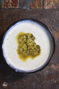 4-Ingredient Homemade Green Chile Sour Cream Enchilada Sauce