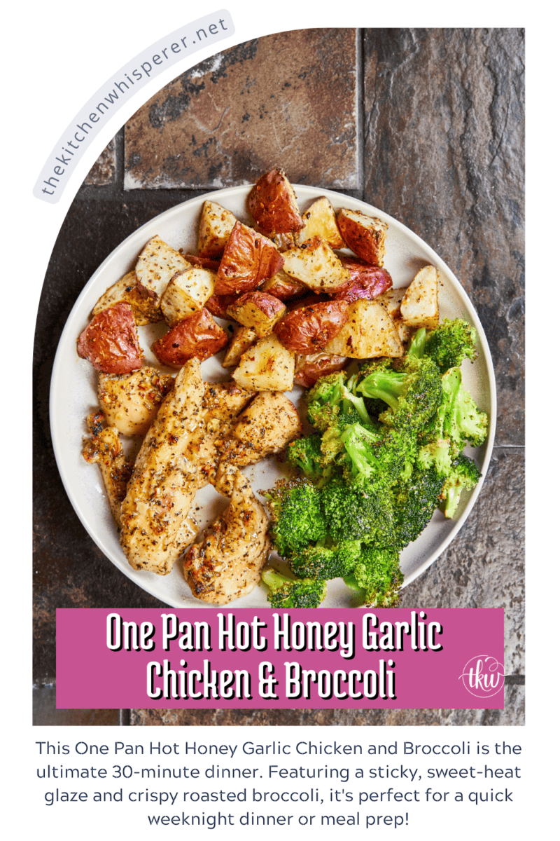 Looking for a 30-minute dinner? 🍯 This Sheet Pan Hot Honey Garlic Chicken and Broccoli is sweet, spicy, and requires only one pan. Perfect for healthy meal prep or a quick family dinner! #SheetPanMeals #HotHoneyChicken #EasyDinner #HealthyRecipes