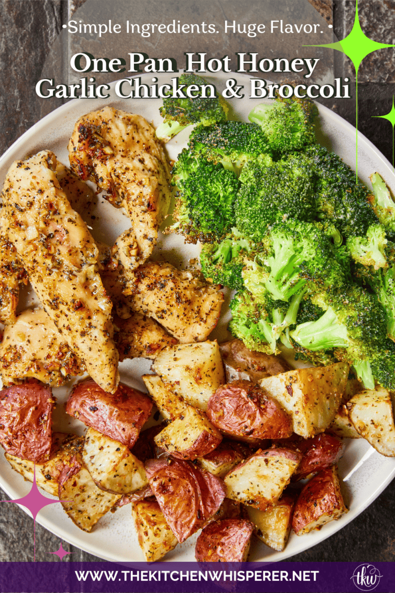 Looking for a 30-minute dinner? 🍯 This Sheet Pan Hot Honey Garlic Chicken and Broccoli is sweet, spicy, and requires only one pan. Perfect for healthy meal prep or a quick family dinner! #SheetPanMeals #HotHoneyChicken #EasyDinner #HealthyRecipes