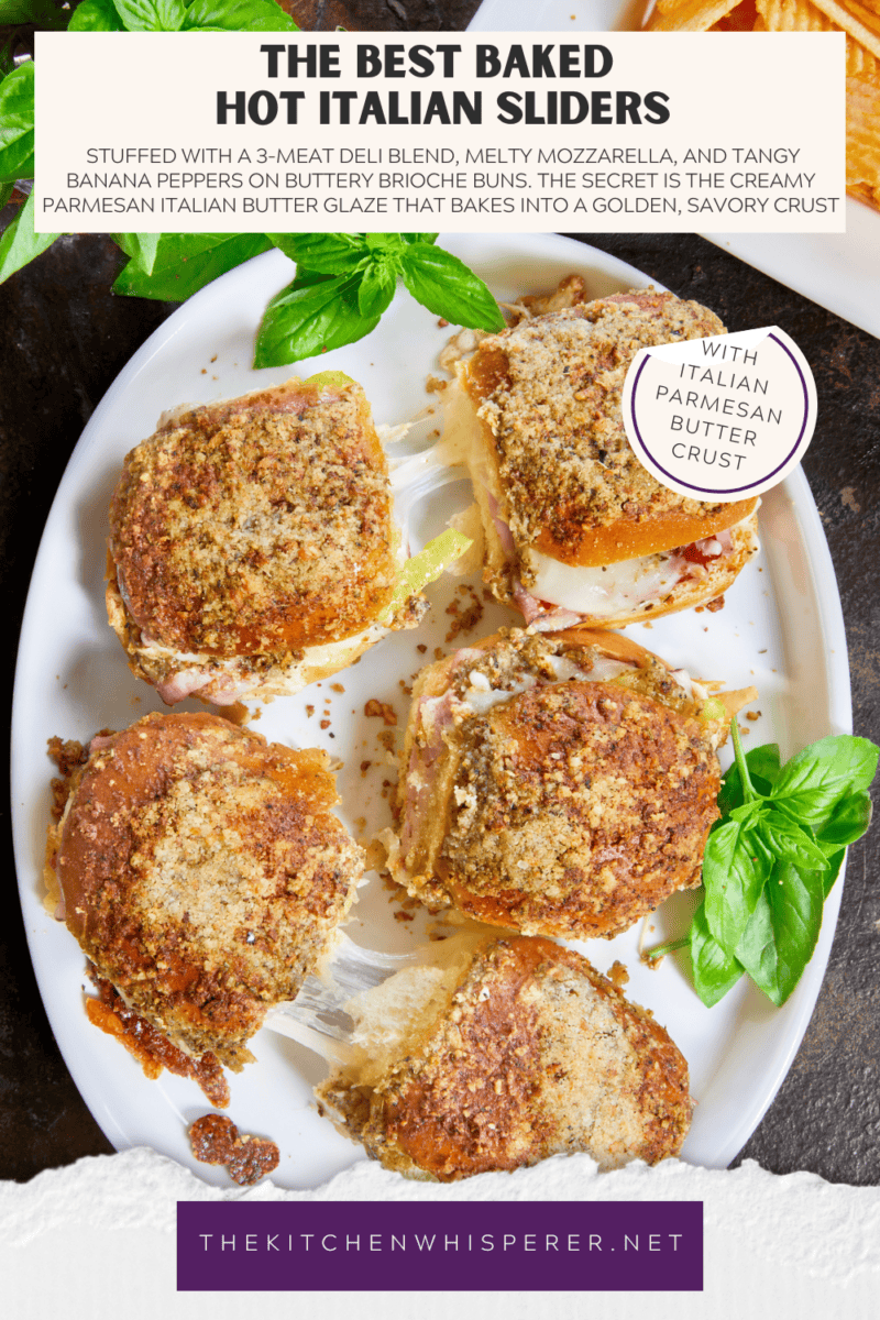 Upgrade your sandwich game with these Hot Italian Sliders! 🥪 Stuffed with a 3-meat deli blend, melty mozzarella, and tangy banana peppers on buttery brioche buns. The secret is the creamy Parmesan Italian butter glaze that bakes into a golden, savory crust. Whether you're meal prepping for the week, heading to a backyard cookout, or need a quick crowd-pleasing dinner, these are the perfect one-handed bite. Instructions included for the oven, smoker, and grill! #ItalianSliders #MealPrepRecipes #easyappetizers #cookoutfoods #potluckrecipes #EasyDinner #PartyFood
