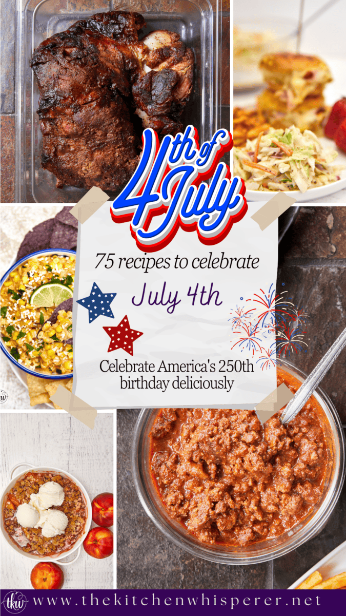 Celebrate America's 250th birthday with 75 of the best Fourth of July recipes! Whether you're planning a backyard BBQ, family cookout, or neighborhood potluck, these easy appetizers, mains, side dishes, and desserts have your Independence Day covered.#4thofjuly #july4threcipes #4thofjulyrecipes