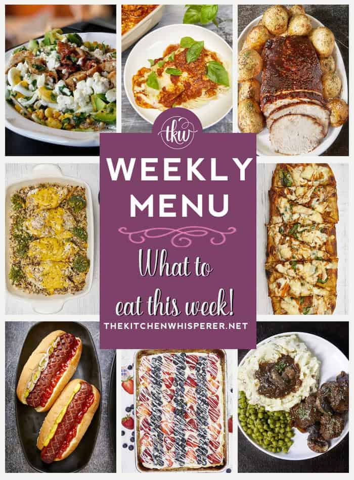weekly menu 6-22-26