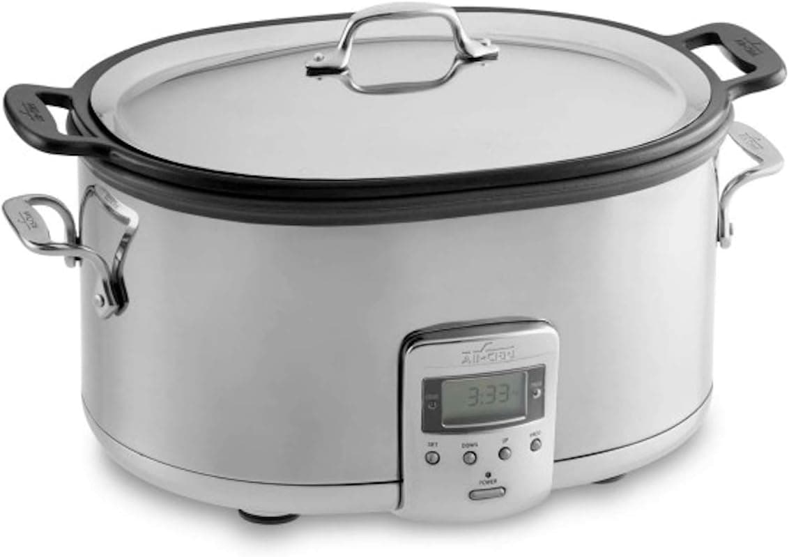 All-Clad Stainless Steel Electric Slow Cooker 7-Quart